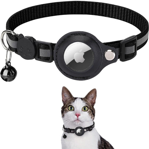 Reflektierendes AirTag Halsband mit Schutzhülle für Katzen & Hunde