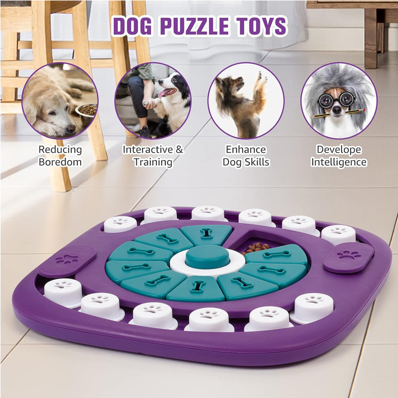 Hunde-Puzzle Spielzeug | Interaktives Snack-Puzzle für geistige Auslastung