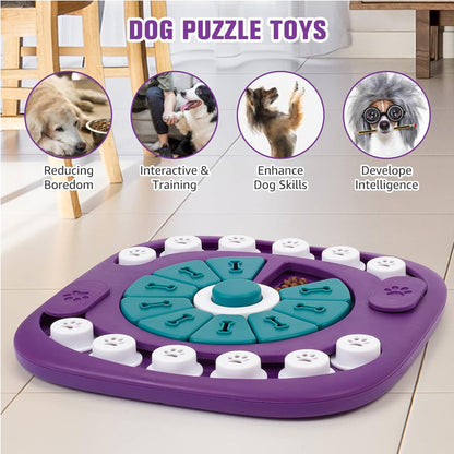 Hunde-Puzzle Spielzeug | Interaktives Snack-Puzzle für geistige Auslastung