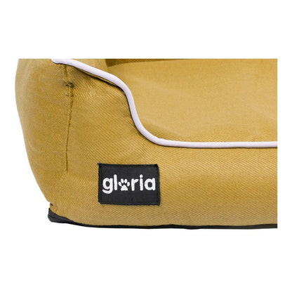 ✨ Hundebett Gloria AMETZ – Gelb (76 x 69 cm)