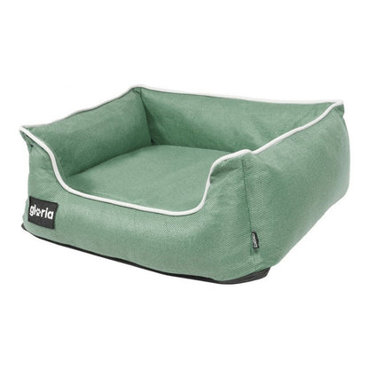 Gloria Ametz Hundebett Beige – Weiches Liegeplatz für Hunde 60 x 52 cm