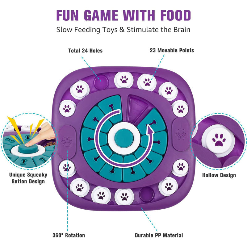 Hunde-Puzzle Spielzeug | Interaktives Snack-Puzzle für geistige Auslastung