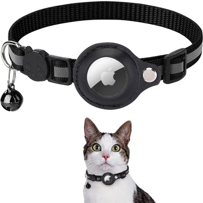 Reflektierendes AirTag Halsband mit Schutzhülle für Katzen & Hunde