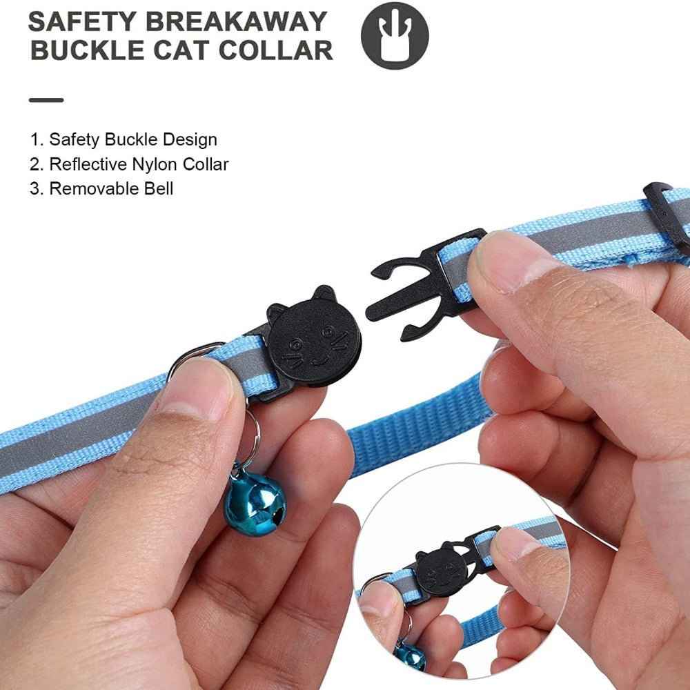 Reflektierendes AirTag Halsband mit Schutzhülle für Katzen & Hunde