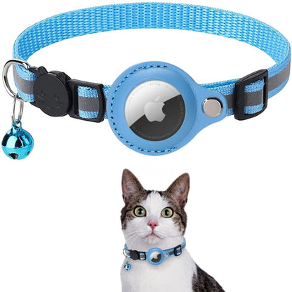 Reflektierendes AirTag Halsband mit Schutzhülle für Katzen & Hunde