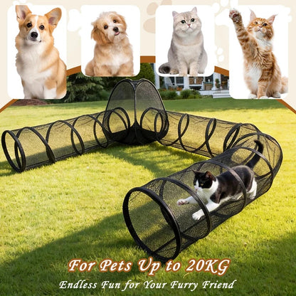 Outdoor Katzengehege – Freilauf Katzenzelt für draußen | tragbar & käfigfrei