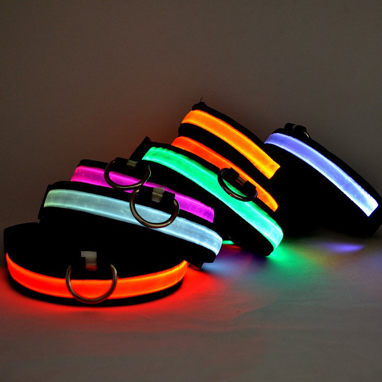 HALO MINI LED Leuchtendes Halsband – Sicheres & Sichtbares Haustierhalsband