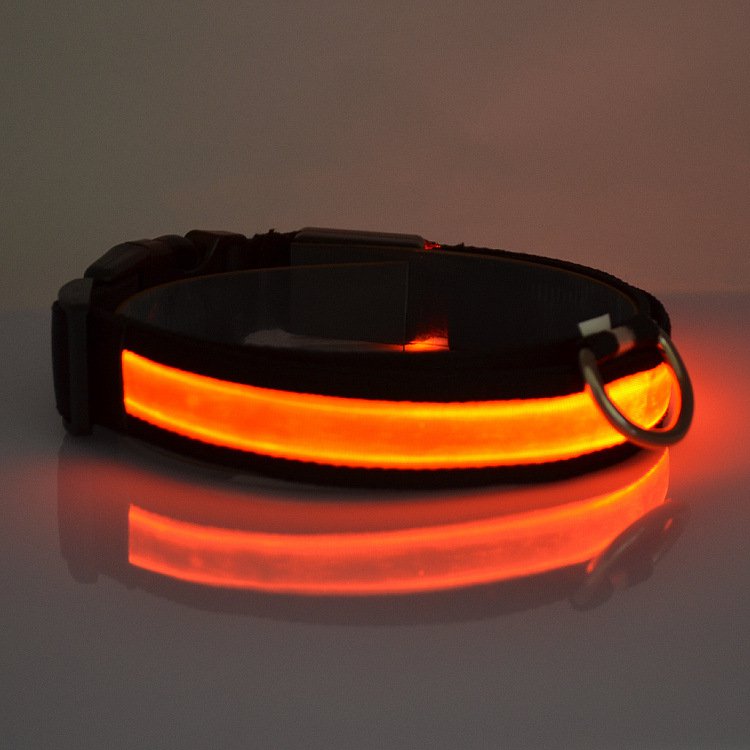 HALO MINI LED Leuchtendes Halsband – Sicheres & Sichtbares Haustierhalsband