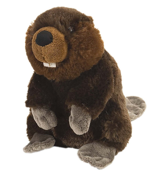 Cuddlekins Biber Plüschtier – 20cm Kuscheltier aus weichem Plüsch, Stofftier für Kinder